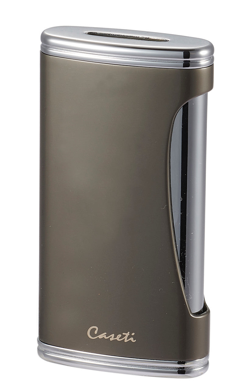 Caseti Bigflat Gunmetal Cigar Lighter - Cal567Gp