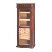 Classic Old English Display Cabinet Humidor by Quality Importers - 3500 Cigar ct - Crown Humidors
