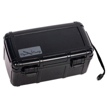 Prestige Import Group Cigar Caddy 15 Cigar Plastic Travel Humidor - Crown Humidors