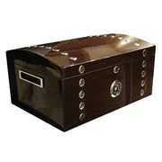 The Montgomery Studded Chest Humidor by Prestige Import Group - 150 Cigar ct - Crown Humidors
