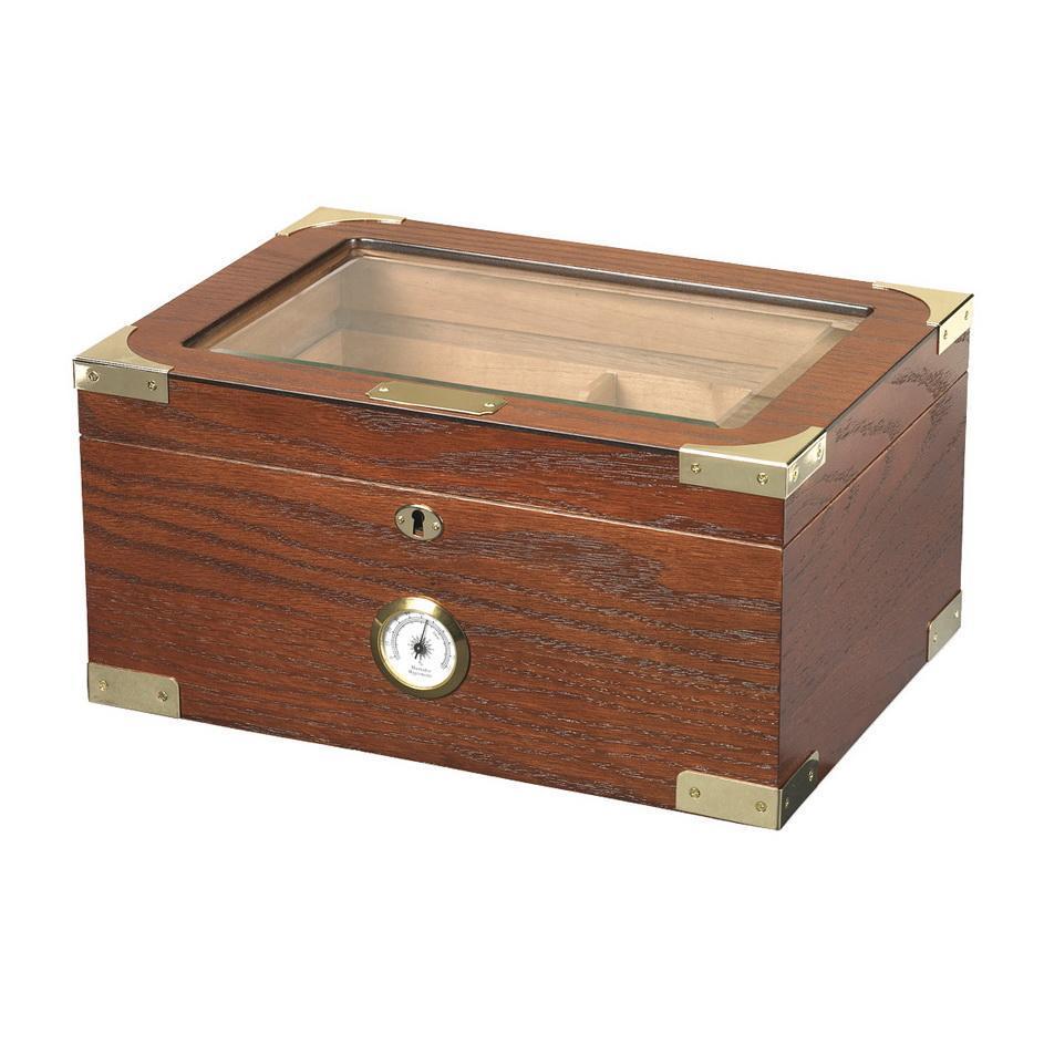 Quality Importers Milano Elegant Humidor - 75-100 Cigar ct - Crown Humidors