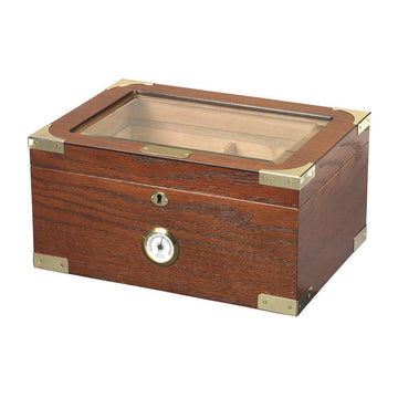 Quality Importers Milano Elegant Humidor - 75-100 Cigar ct - Crown Humidors