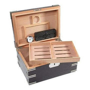 Quality Importers Ironside Desktop Humidor - 100 Cigar ct - Crown Humidors