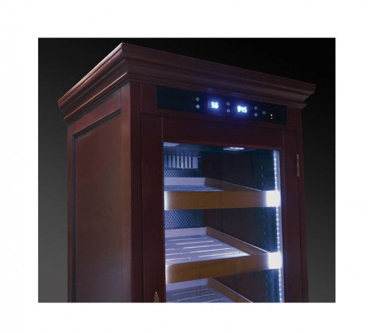 The Reagan 4000 Electric Cabinet Humidor by Prestige Import Group - 4000 Cigar ct - Crown Humidors