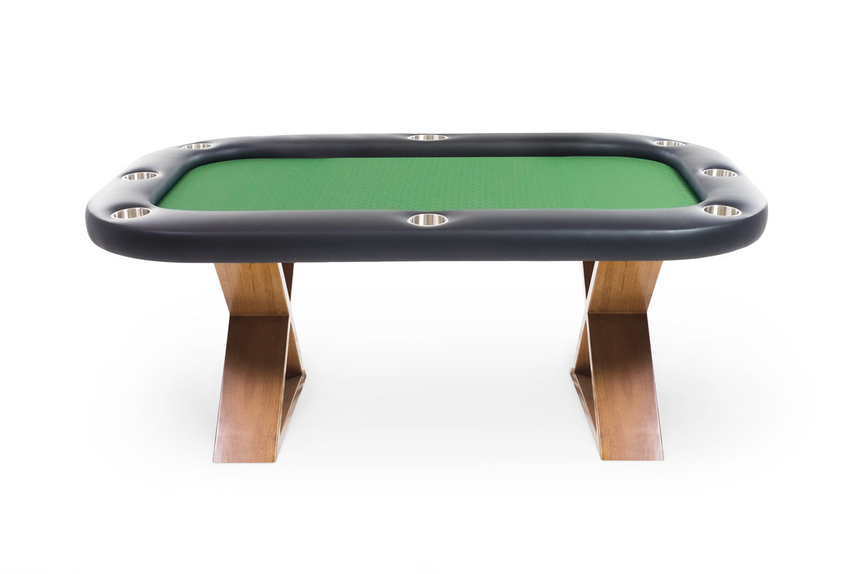 The Helmsley Poker Table With Matching Dining Top - Crown Humidors