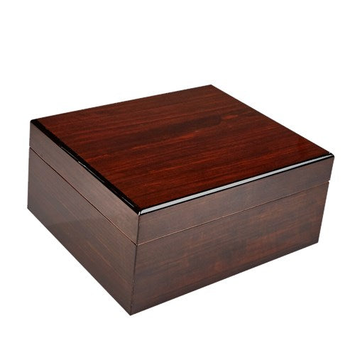 Savoy Classic African Teak Humidor - 100 Cigar ct - Crown Humidors