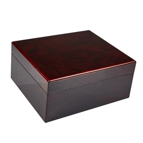 Savoy Classic Walnut Humidor - 50 Cigar ct - Crown Humidors