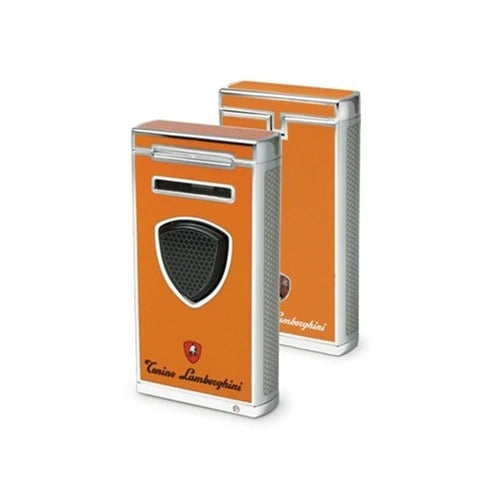 Tonino Lamborghini Pergusa Orange Torch Flame Lighter - Crown Humidors