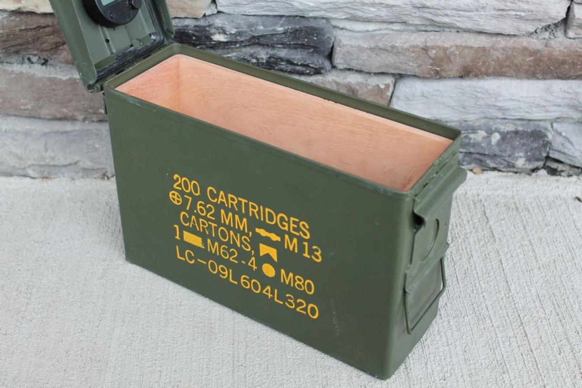 The 30 Ammo Can Humidor by Ammodor - 25 Cigar ct - Crown Humidors