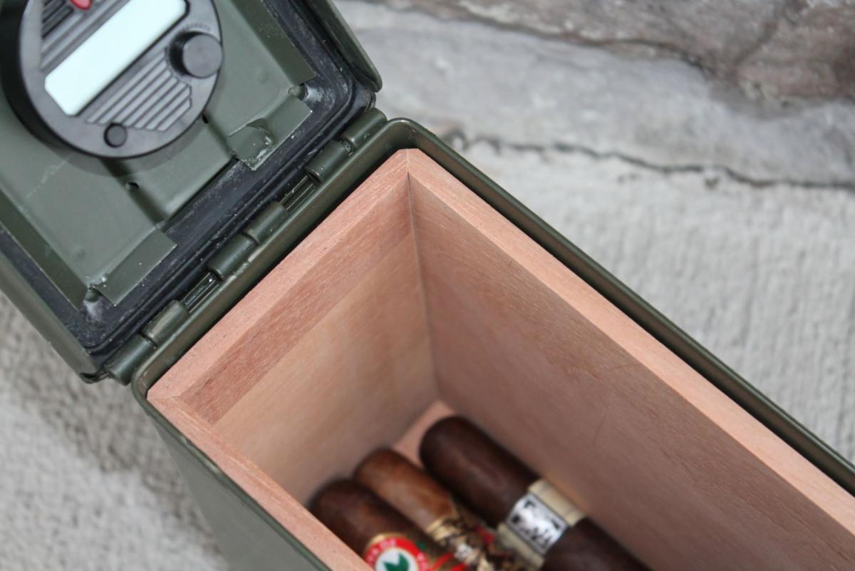 The 30 Ammo Can Humidor by Ammodor - 25 Cigar ct - Crown Humidors