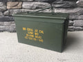 The 50 with Tray Ammo Can Humidor - 50 Cigar ct - Crown Humidors