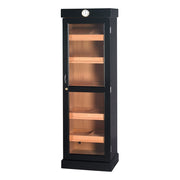 Executive Ebony Finish 3000 Display Tower Humidor By Quality Importers - Crown Humidors