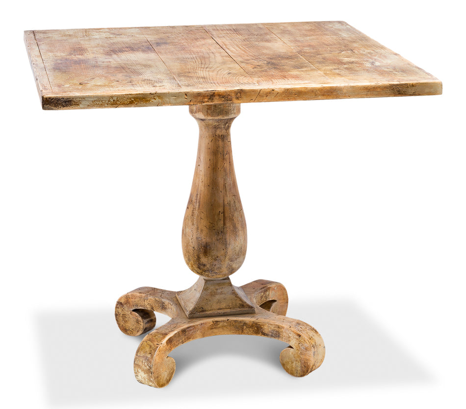 Bistro Table, Antique Oak by Sarreid - Crown Humidors