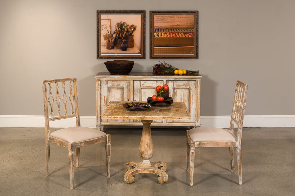 Bistro Table, Antique Oak by Sarreid - Crown Humidors