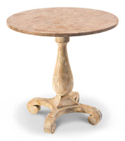 Bistro Table, Ant. Oak,Walnut Trav.Top by Sarreid - Crown Humidors
