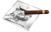 Visol Kratos Square Crystal Cigar Ashtray - Crown Humidors
