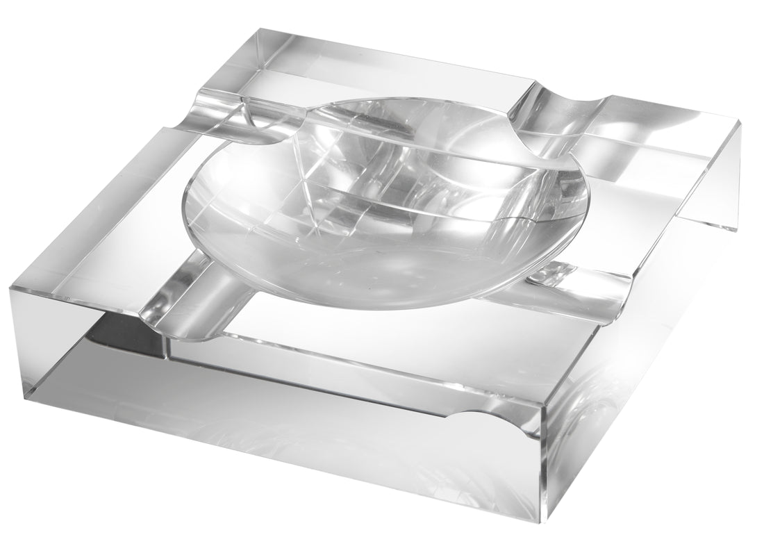 Visol Ramses Crystal Heavyduty Cigar Ashtray - Crown Humidors