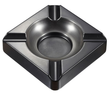 Visol Heavyweight Gunmetal Cigar Ashtray - Crown Humidors