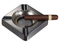 Visol Heavyweight Gunmetal Cigar Ashtray - Crown Humidors