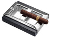 Visol Stadium Dard Wood and Metal Rectangular Cigar Ashtray - Crown Humidors