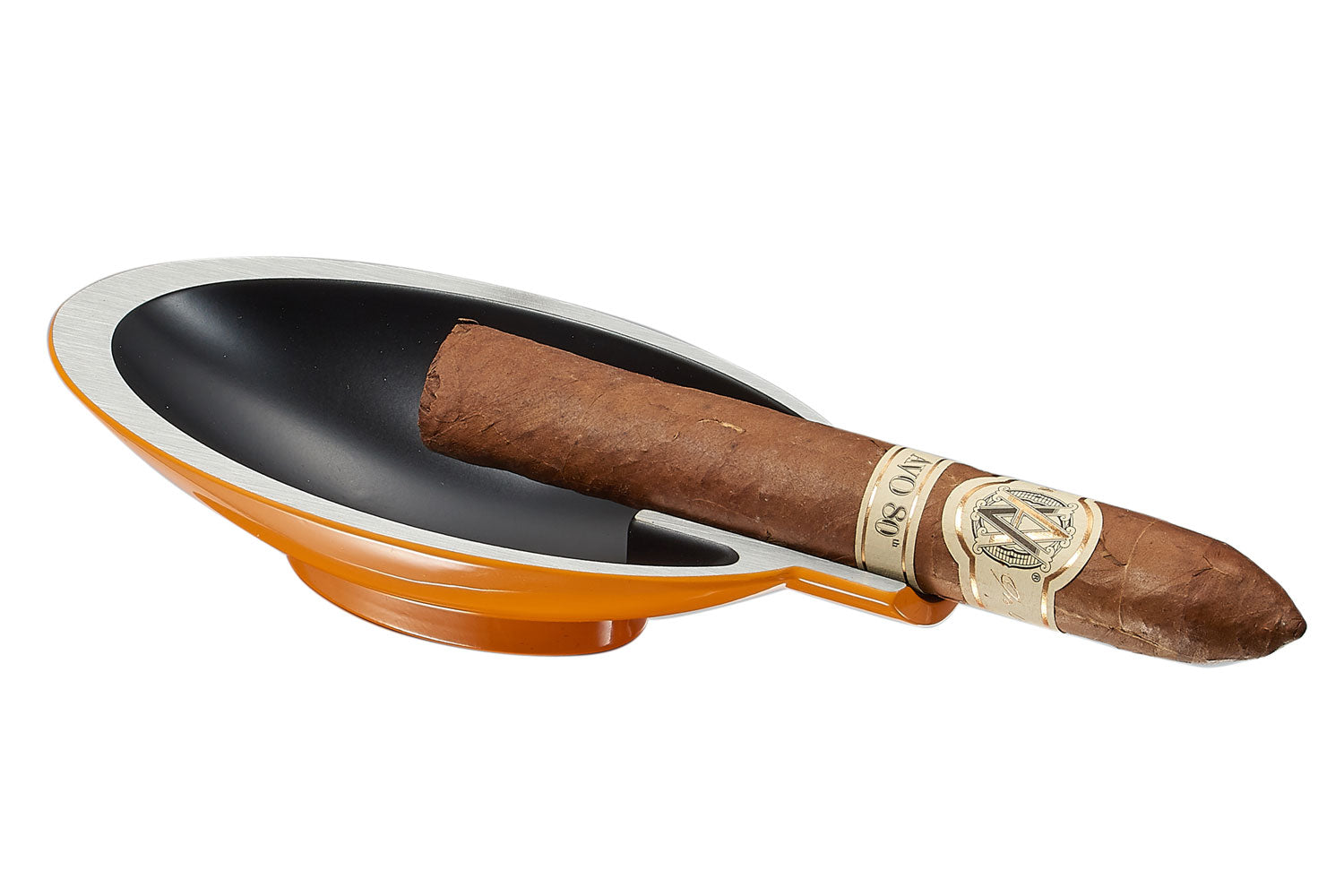 Visol Magus Orange Cigar Ashtray - Crown Humidors