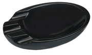 Visol Bradford Black Ceramic Cigar Ashtray For Patio Use - Crown Humidors