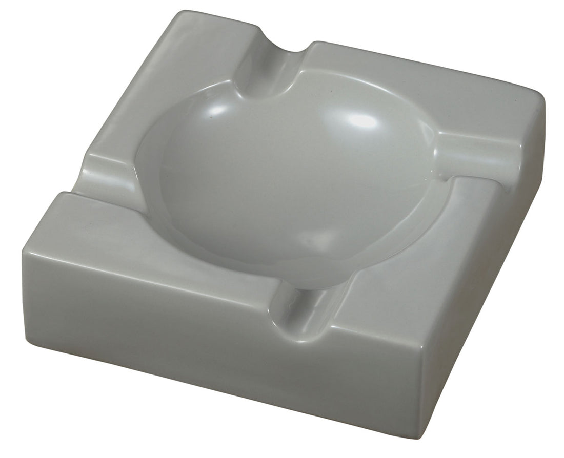 Visol Donovan Grey Ceramic Cigar Ashtray For Patio Use - Crown Humidors