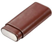Visol Santa Fe Brown Leather Cigar Case - Vcase705