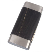 Visol Terran Dark Exotic Wood & Stainless Steel Cigar Case - Crown Humidors