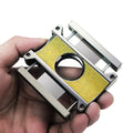 Visol Ridge Cut Yellow Cigar Cutter - Vcut20104