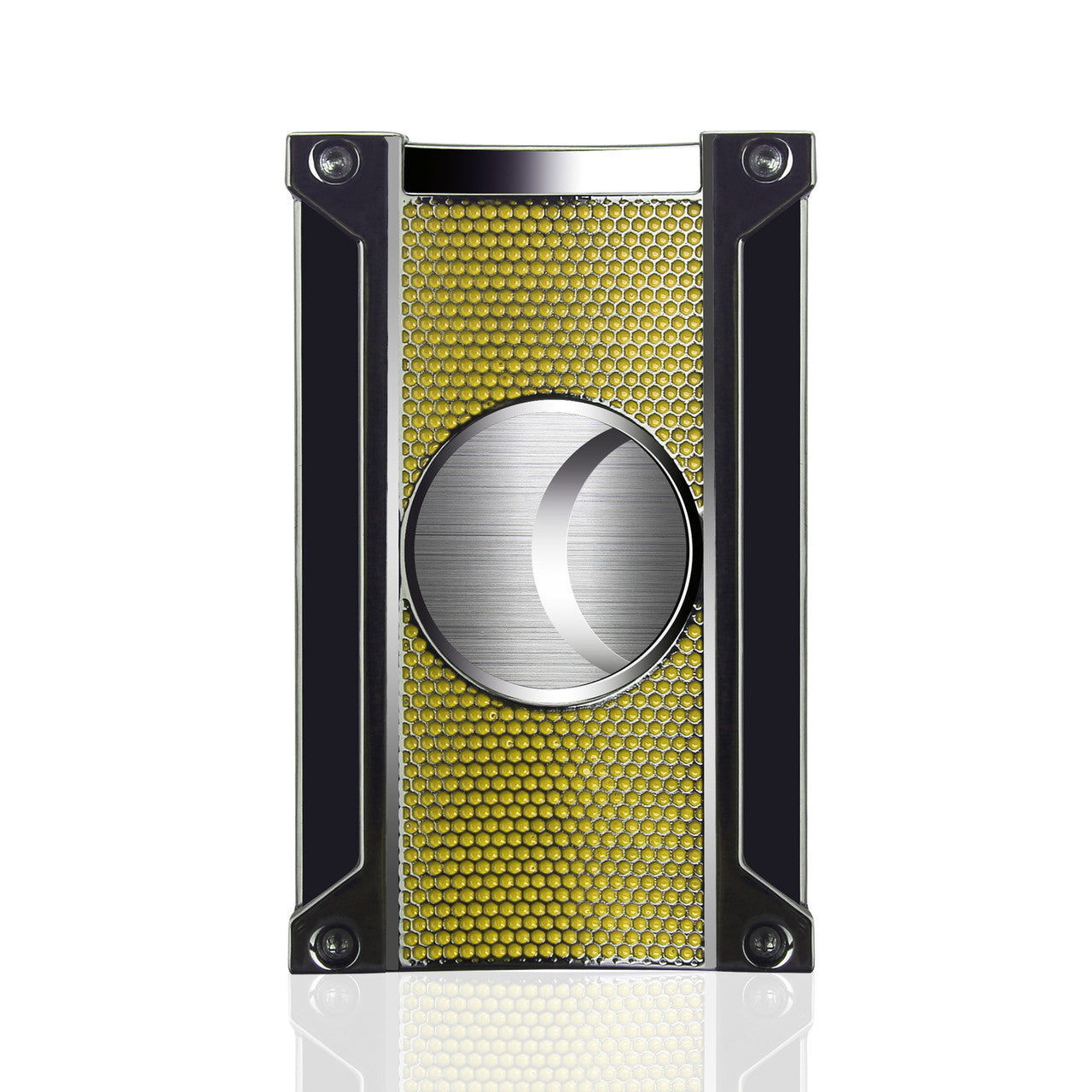 Visol Ridge Cut Yellow Cigar Cutter - Vcut20104