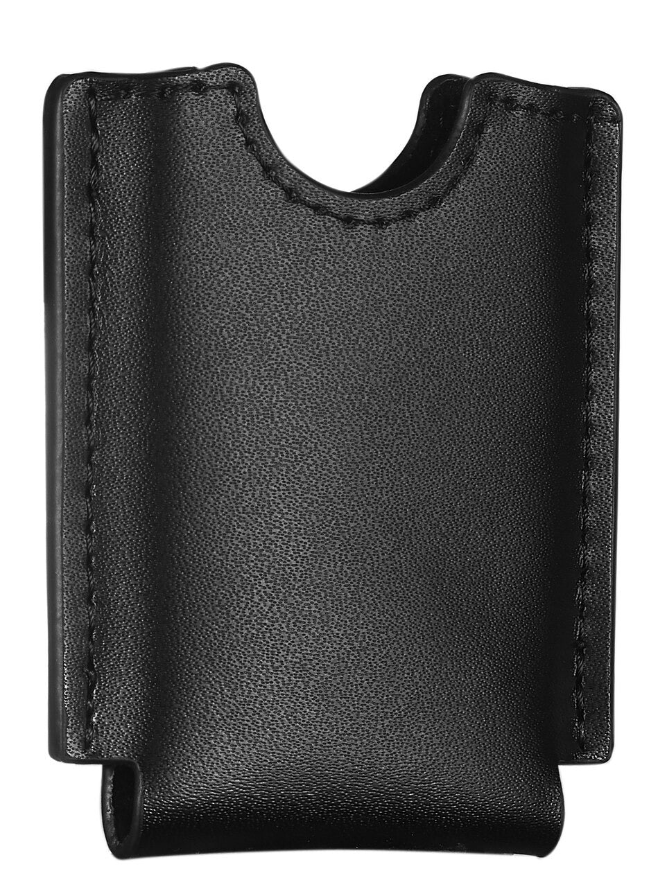 Visol Black Felt With Leather Exterior Stitched Cigar Cutter Case - Crown Humidors