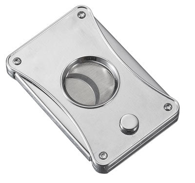 Visol Dion Brushed Chrome Cigar Cutter - Crown Humidors