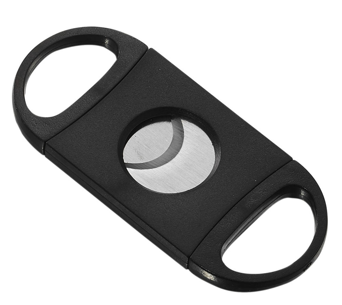 Visol Tahoe Cigar Cutter With Matte Black Stainless Steel Plate - Vcut414Bk