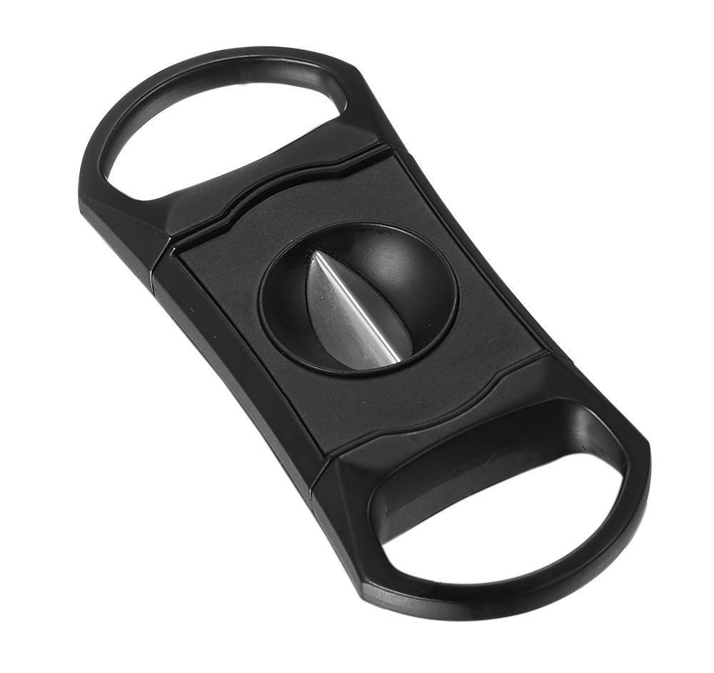 Visol Caspian Matte Black Wedge Cigar Cutter - Crown Humidors