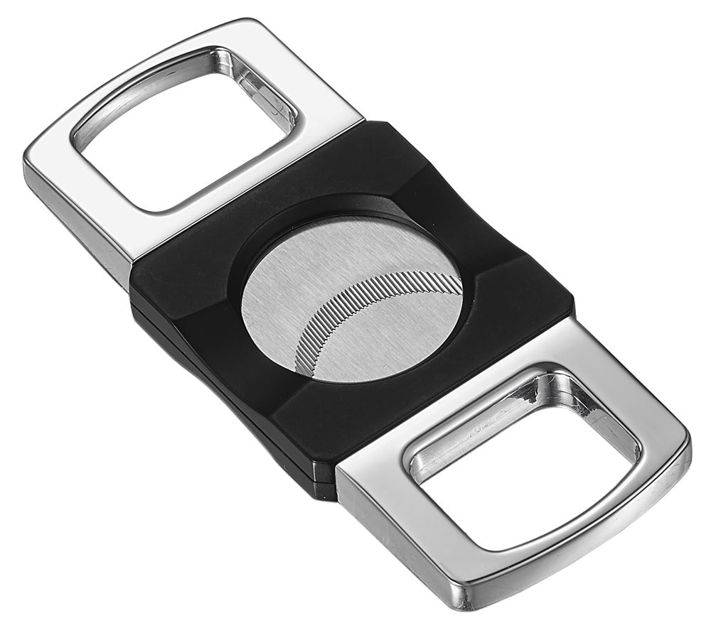 Visol Crater Matte Black Cigar Cutter - Crown Humidors