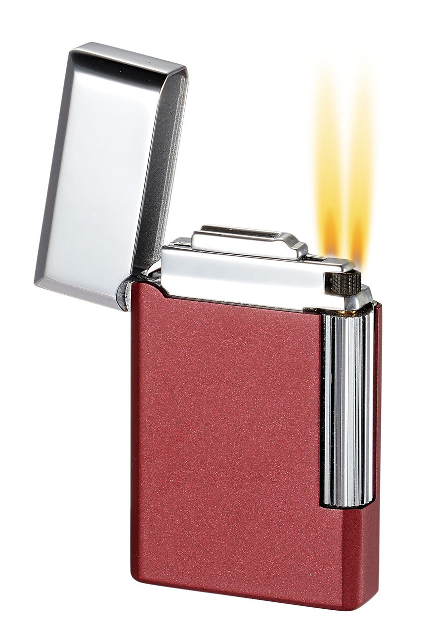 Visol Pyxis Burgundy Flint Lighter - Vlr301005Bg