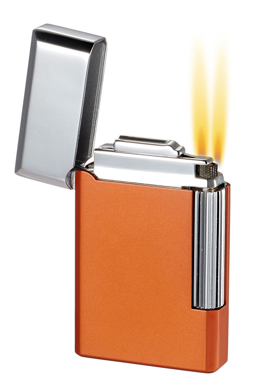 Visol Pyxis Burnt Orange Flint Lighter - Vlr301005Or