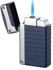 Visol Norfolk Blue Matte Torch Flame Lighter - Crown Humidors