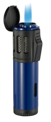 Visol Artemis Triple Flame Torch Lighter - Blue - Crown Humidors