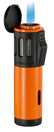 Visol Artemis Triple Flame Torch Lighter - Orange - Crown Humidors