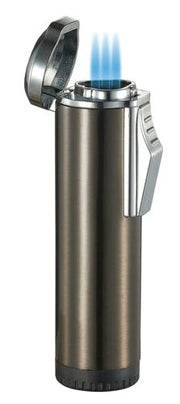 Visol Hades Triple Flame Torch Lighter - Gunmetal - Crown Humidors