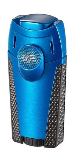 Visol Meru Dual Torch Cigar Lighter - Blue - Crown Humidors