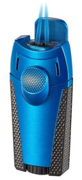 Visol Meru Dual Torch Cigar Lighter - Blue - Crown Humidors