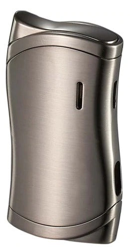 Visol Pisco Dual Torch Cigar Lighter - Gun Metal - Crown Humidors