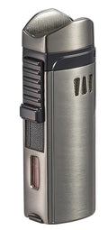 Visol Denali Triple Torch Cigar Lighter - Gun Metal - Crown Humidors