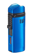 Visol Denali Triple Torch Cigar Lighter - Blue - Crown Humidors