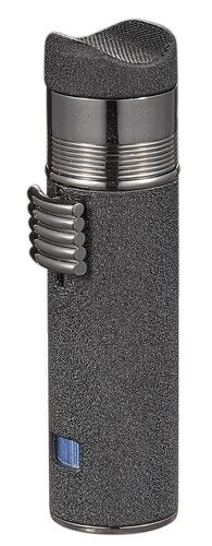 Visol Saddle Triple Torch Lighter - Black Matte - Crown Humidors