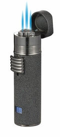 Visol Saddle Triple Torch Lighter - Black Matte - Crown Humidors