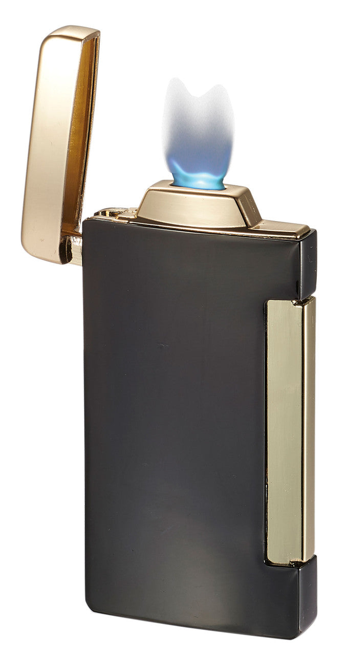 Visol Panther Single Flat Flame Cigar Lighter - Matte Black - Vlr406601-Panther-Bk